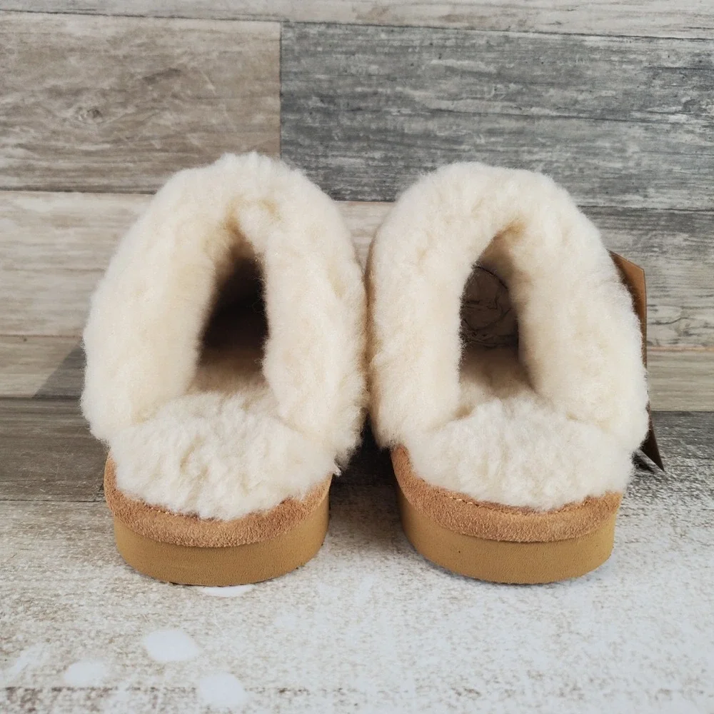Bearpaw Loki Kids Slippers Sz 13‎ M Iced Coffee Suede Comfort Slip On Round Toe